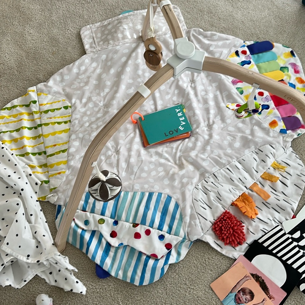 LOVEVERY Play Gym Activity Mat & Tent with all original parts